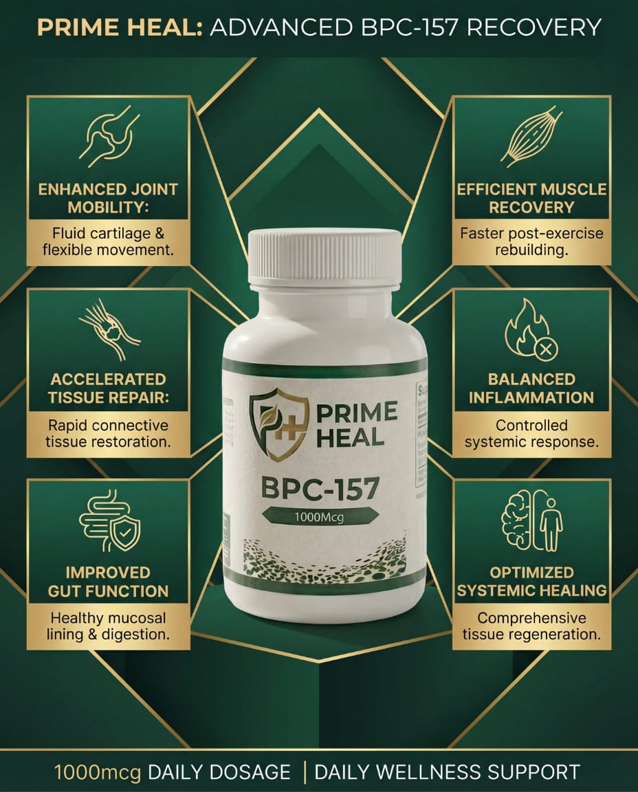 BPC-157 1000 mcg – Oral Capsules   Pharmaceutical Grade with Patented Absorption